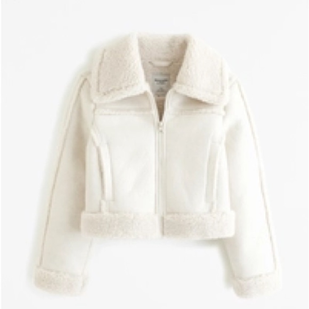 NWT Abercrombie & Fitch Cream Jacket